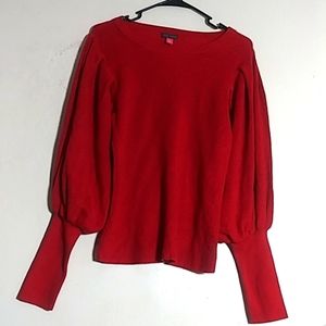 Women's red retro sweater size medium Vince camuto